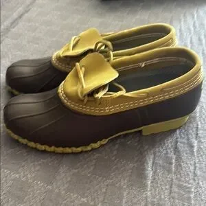 L.L. Bean Brown and Yellow Boots for Outdoor Adventures Women main image 3